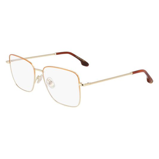 Victoria Beckham Brown Metal Glasses Frames for Women
