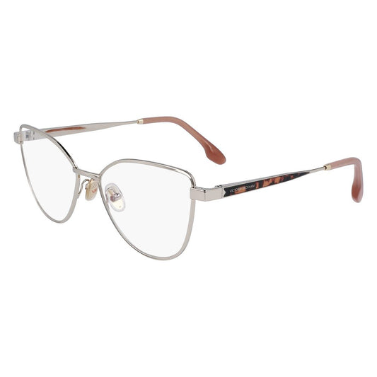 Victoria Beckham Gold Metal Glasses (Frames) - Stylish Eyewear