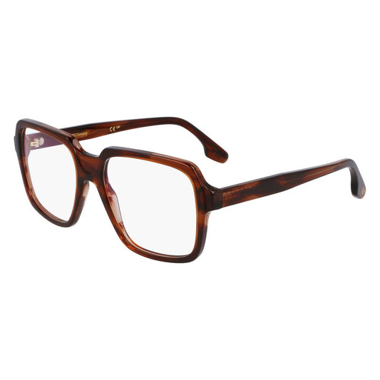 Victoria Beckham Brown Acetate Glasses - Stylish Eyewear for Women