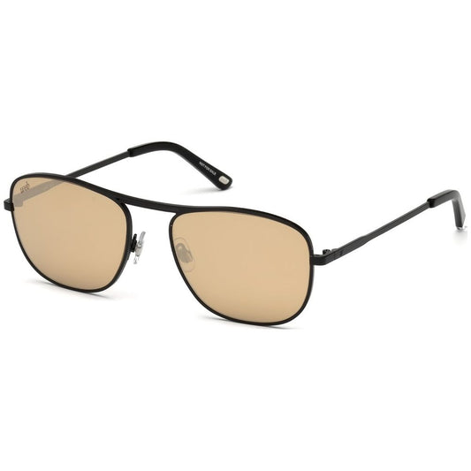 WEB EYEWEAR Black Metal Sunglasses for Men