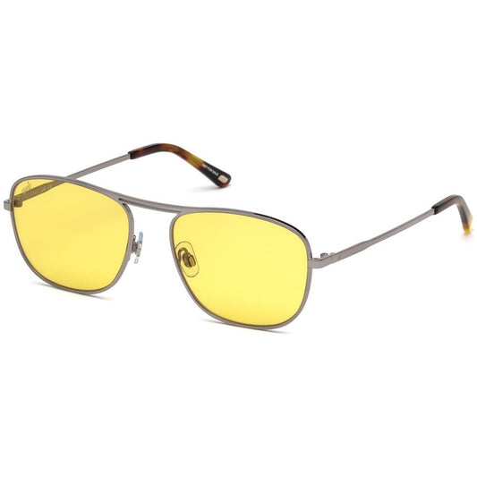 WEB EYEWEAR Silver Metal Sunglasses - Model WE0199-14J
