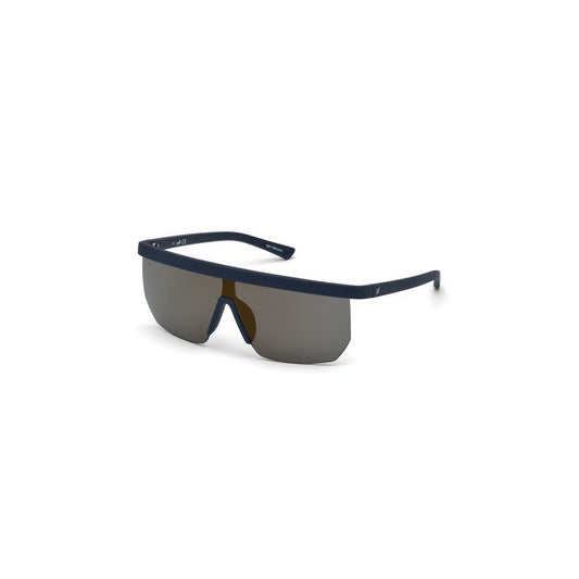 WEB EYEWEAR Blue Acetate Sunglasses for Men