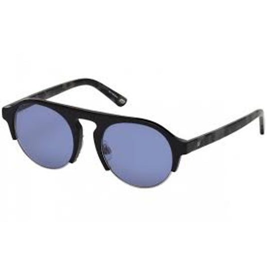 WEB EYEWEAR Black Acetate Sunglasses for Men - Model WE0224-05V