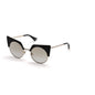 WEB EYEWEAR Black Metal Sunglasses