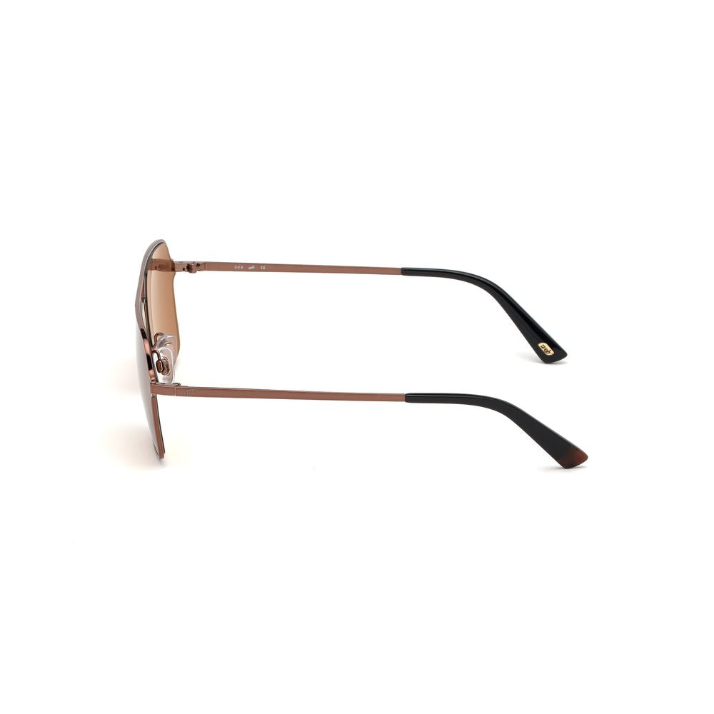 WEB EYEWEAR Gold Metal Sunglasses