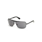 WEB EYEWEAR Black Metal Sunglasses
