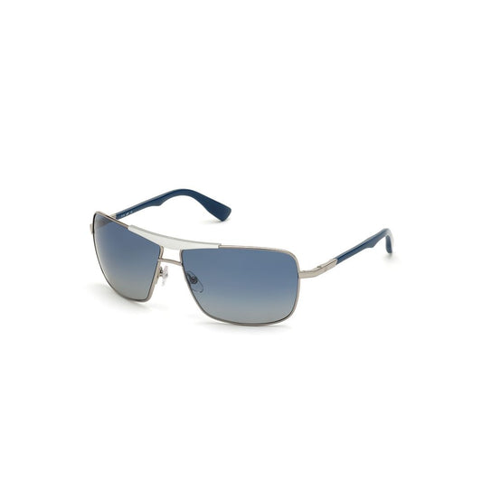 WEB EYEWEAR Gray Metal Sunglasses for Men