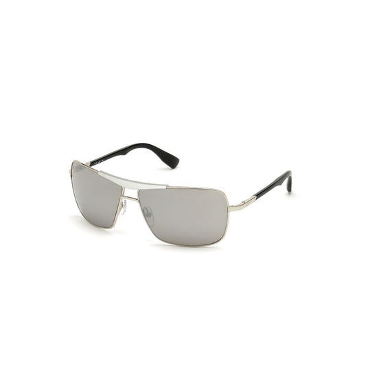 WEB EYEWEAR Gray Metal Sunglasses for Men - Model WE0280-6216C