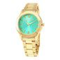 DEVOTA & LOMBA Gold Stainless Steel Dress Watch