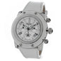 GLAM ROCK Black Leather Dress Watch