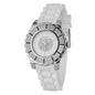 JUSTINA White Rubber Sport Watch