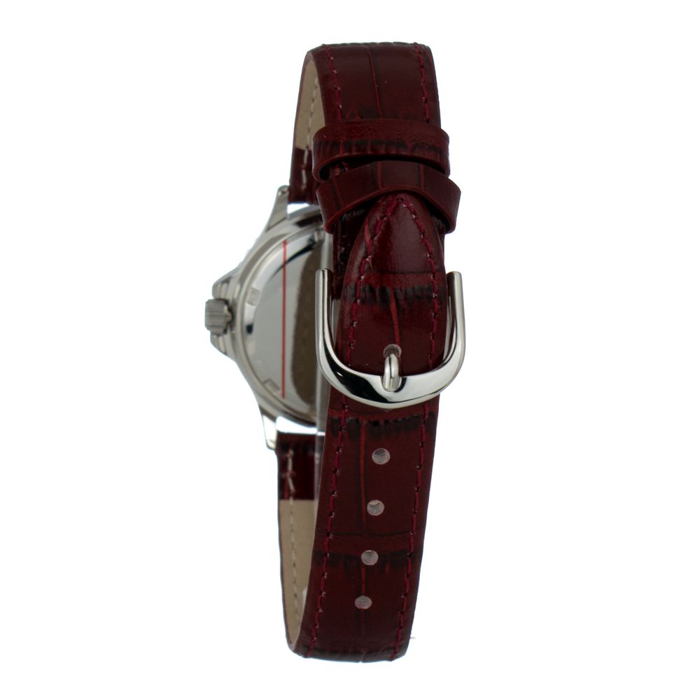 JUSTINA Multicolor Leather Dress Watch