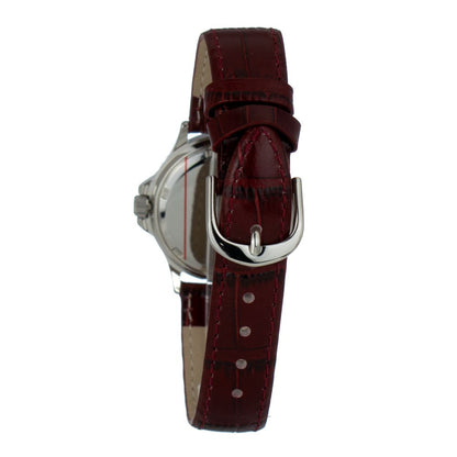 JUSTINA Multicolor Leather Dress Watch