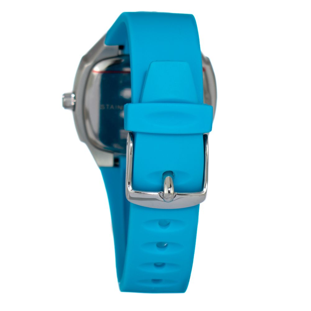 JUSTINA Blue Rubber Sport Watch