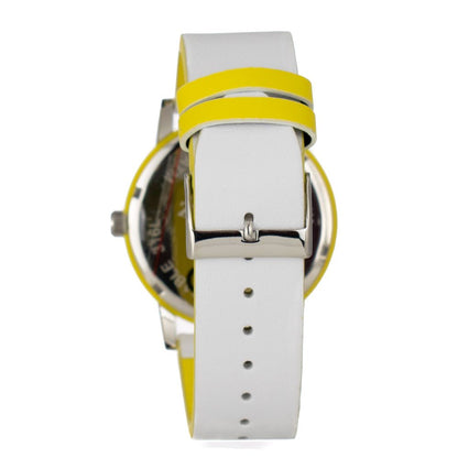 PERTEGAZ White Leather Dress Watch