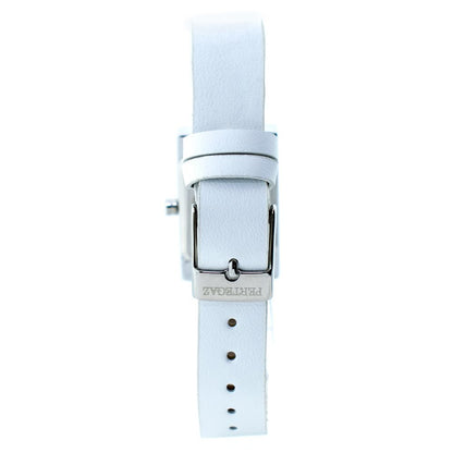PERTEGAZ White Leather Dress Watch