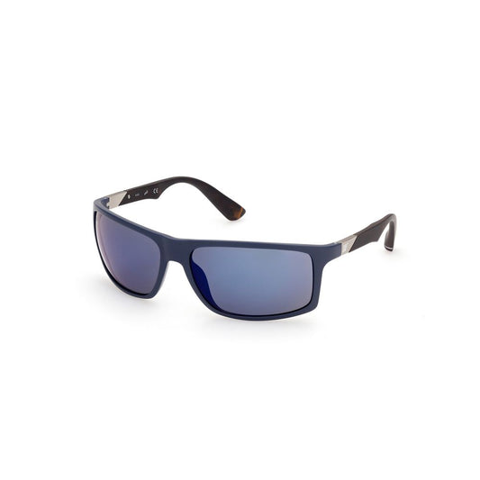 WEB EYEWEAR Blue Acetate Sunglasses - Model WE0293-6392C