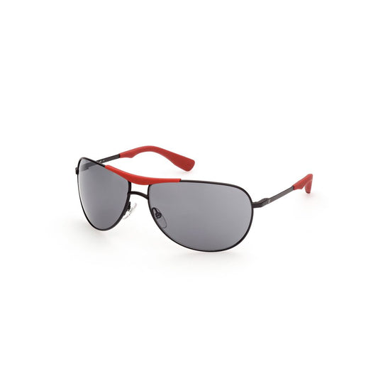 WEB EYEWEAR Black Metal Sunglasses - Model WE0296-6602A