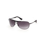 WEB EYEWEAR Black Metal Sunglasses
