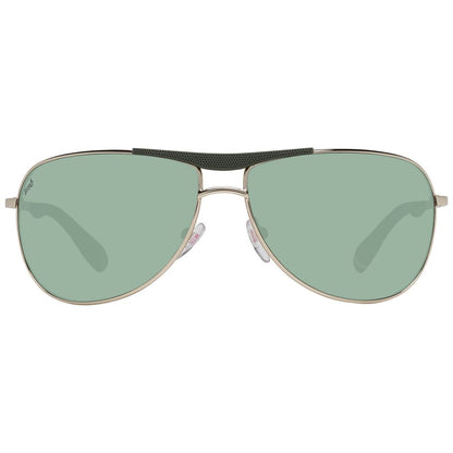 WEB EYEWEAR Gold Metal Sunglasses