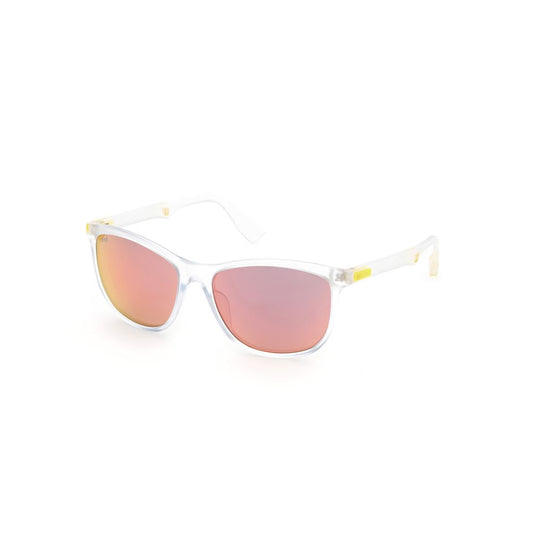 WEB EYEWEAR Transparent Acetate Sunglasses - Stylish UV Protection