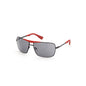 WEB EYEWEAR Black Metal Sunglasses