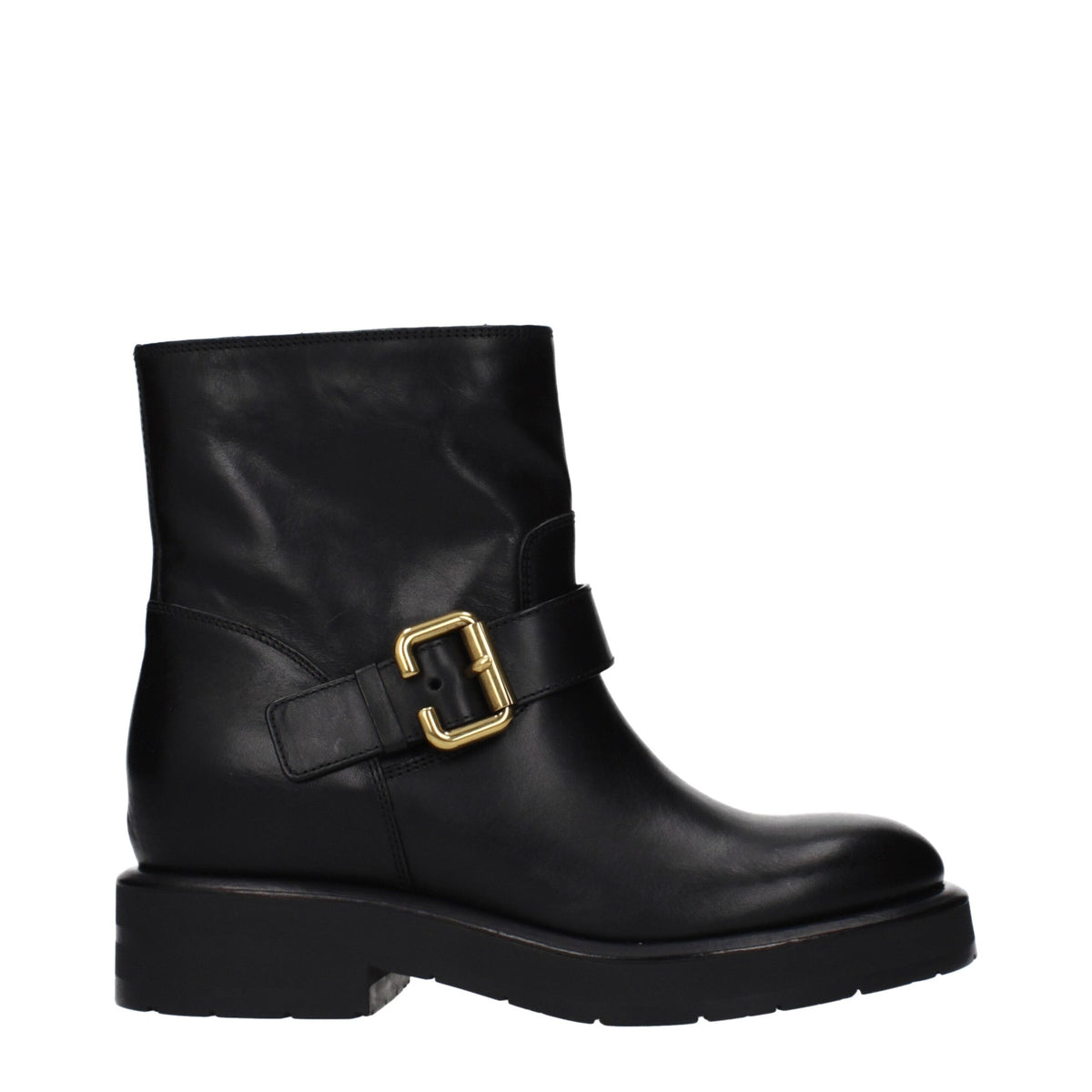 Chloé Black Leather Ankle Boots - Stylish & Comfortable Footwear