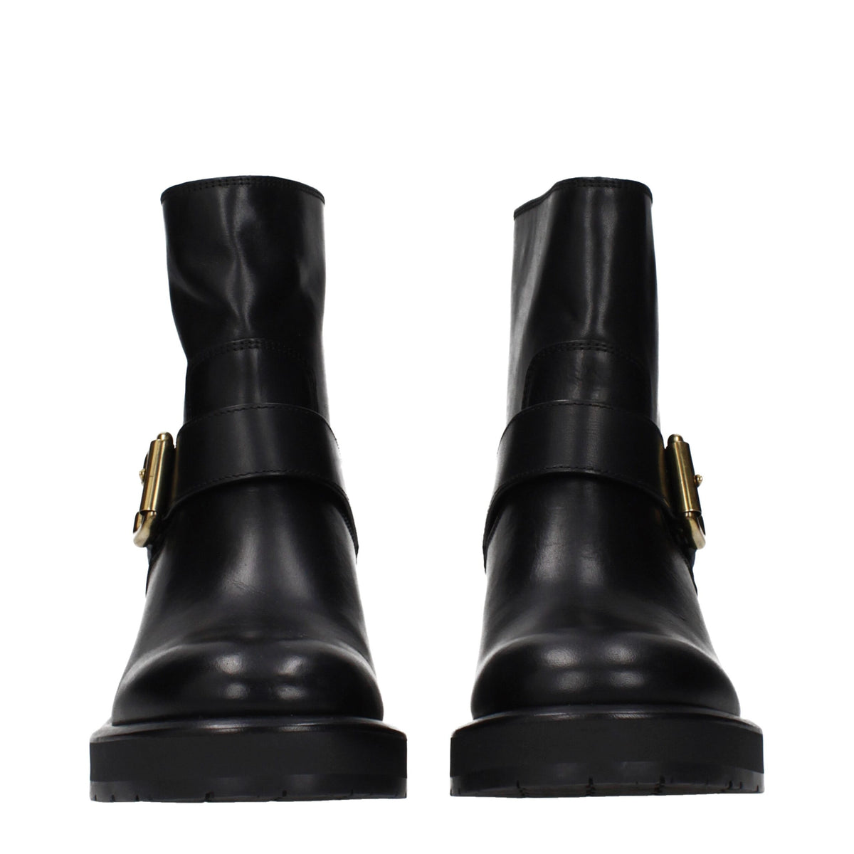 Chloé Black Leather Ankle Boots - Stylish & Comfortable Footwear