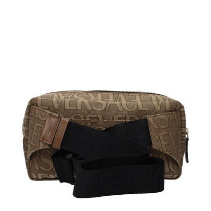 Sac à dos Versace en tissu beige