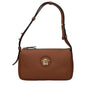 Versace Brown Leather Shoulder Bag