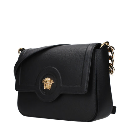 Sac bandoulière Versace en cuir noir