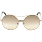 WEB EYEWEAR Gold Metal Sunglasses