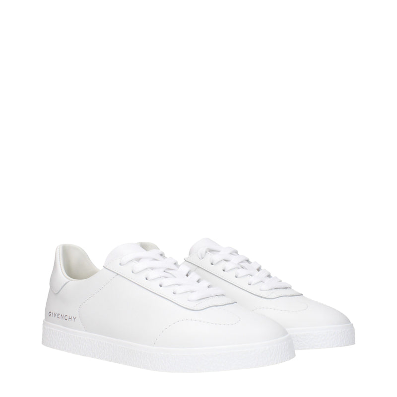 Givenchy White Leather Low Top Sneakers for Women
