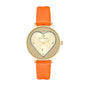Juicy Couture Orange Plastic Dress Watch