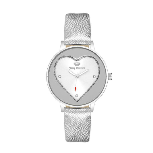 Juicy Couture Silver Plastic Dress Watch - Elegant Timepiece