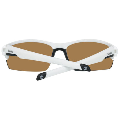 Lunettes de soleil Timberland blanches en autres fibres