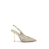 LE SILLA Gilda Silver Nylon Platform Pumps for Women