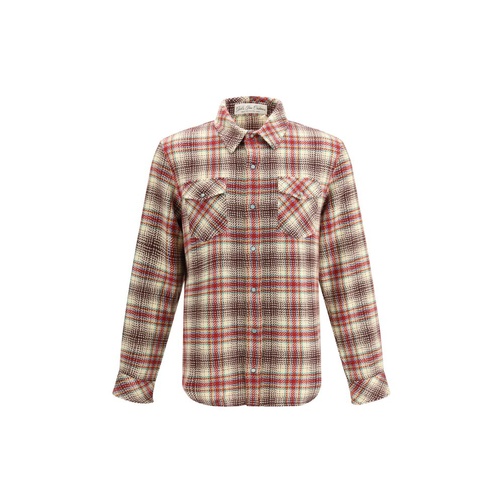 Chemise en Cachemire Multicolore Balance Tartan de God's True Cashmere