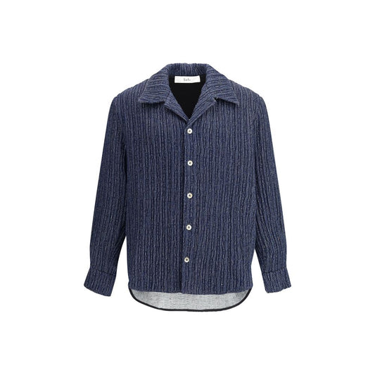 SÉFR Blue Cotton Shirt