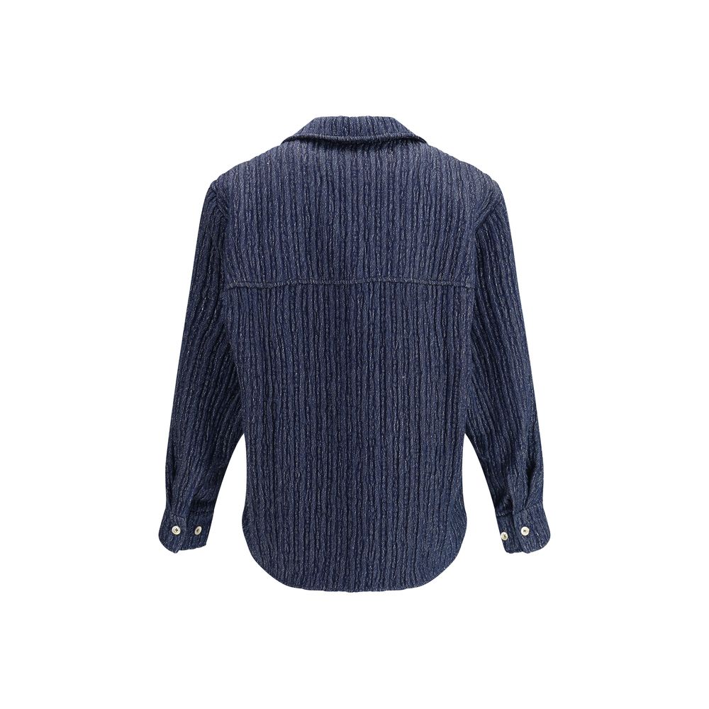 SÉFR Blue Cotton Shirt