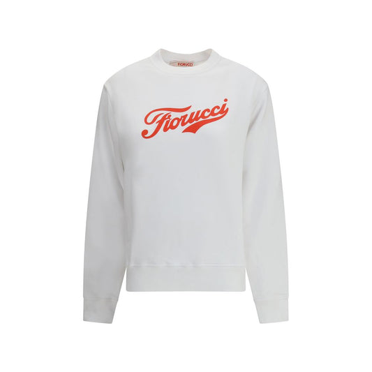 Sweat-shirt en coton blanc Fiorucci