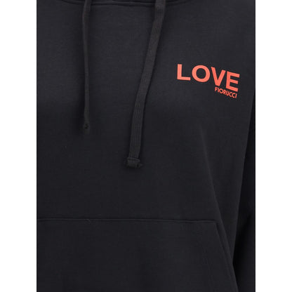 Sweat-shirt en coton noir Fiorucci
