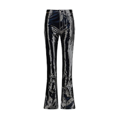 Pantalon décontracté Fiorucci en polyéthylène noir