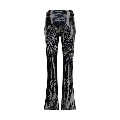 Pantalon décontracté Fiorucci en polyéthylène noir