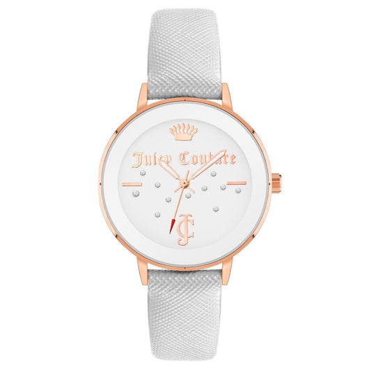 Montre de Luxe Juicy Couture Femme en Plastique Blanc