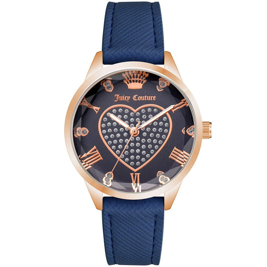 Montre de Luxe Juicy Couture Femme en Plastique Bleu