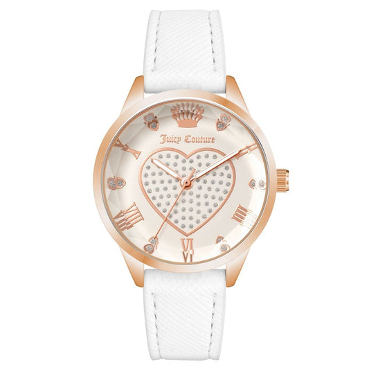 Montre de Luxe Juicy Couture Femme en Plastique Blanc