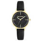 Juicy Couture Black Plastic Dress Watch