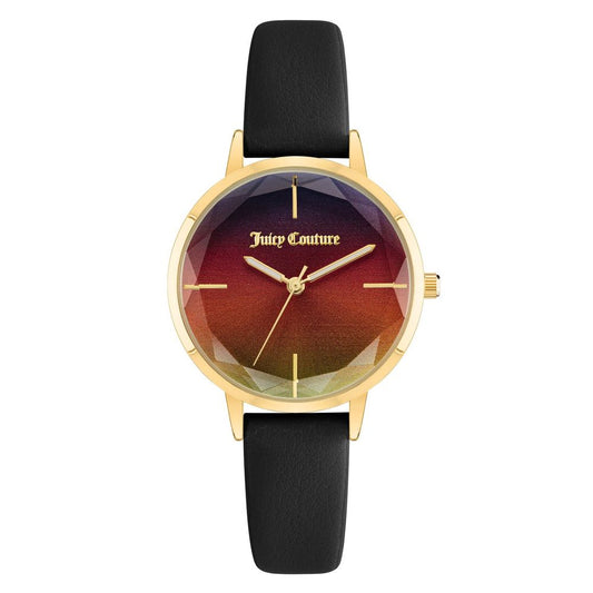 Juicy Couture Black Plastic Dress Watch - Elegant Timepiece for Women