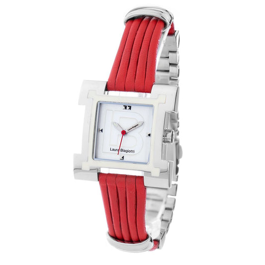Montre de Soirée Multicolore en Cuir Laura Biagiotti